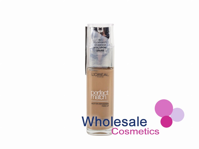 6 x L'Oreal Paris Perfect Match Foundation - 7 R/C ROSE AMBER